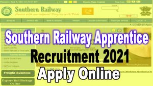 Southern Railway Apprentice Recruitment 2021