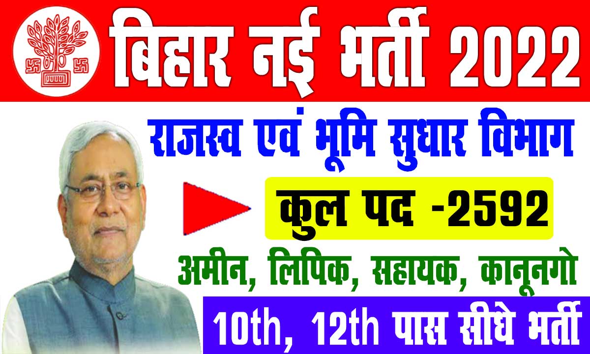 Bihar Amin Vacancy 2022