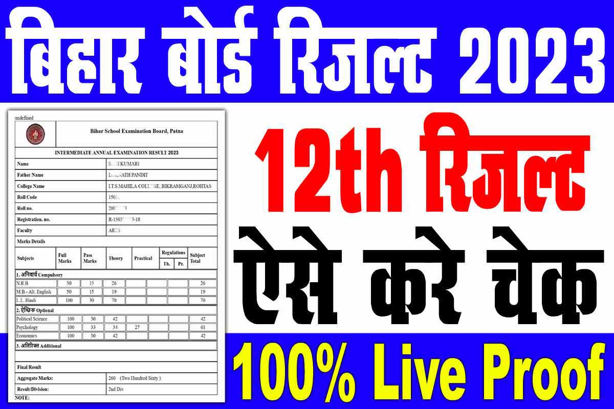 Bihar Inter Result 2023