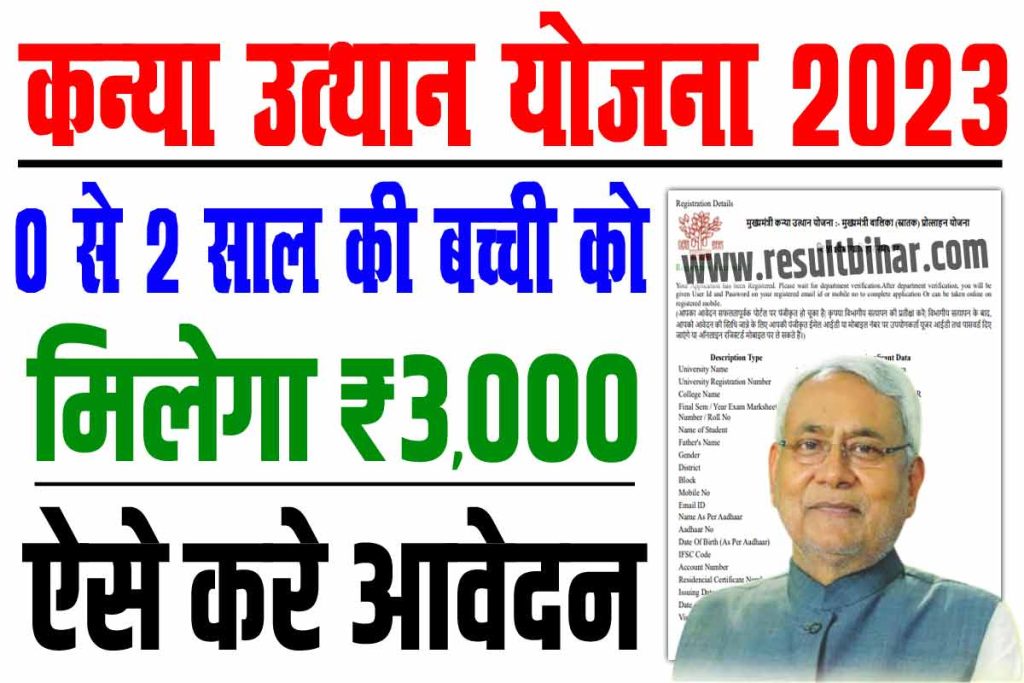 Bihar ICDS Kanya Utthan Yojana 2024