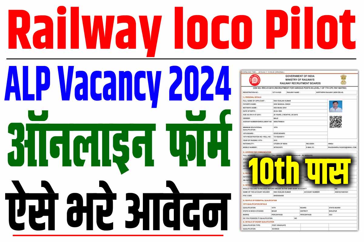 Railway loco Pilot Vacancy 2024